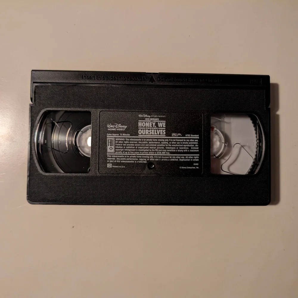 Disney Honey, We Shrunk Ourselves VHS - Red, White, Blue